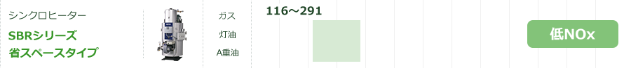 SBRシリーズ省スペースタイプ