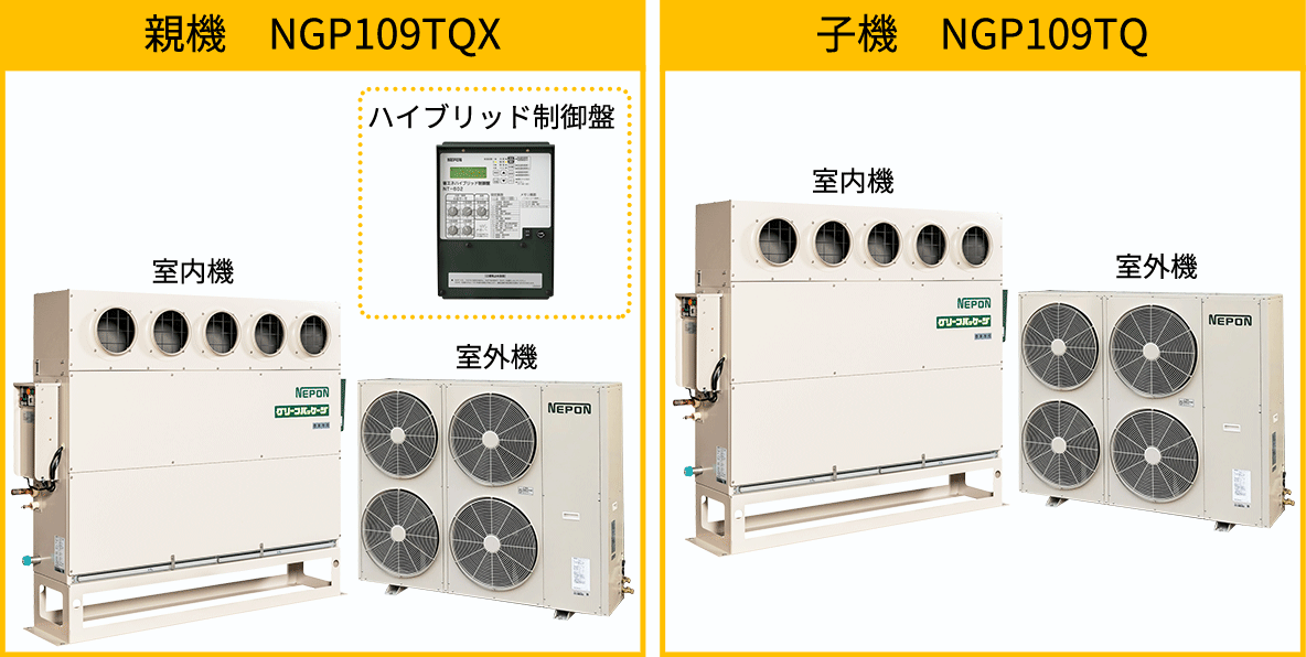 NGP109TQシリーズは親機と子機があります